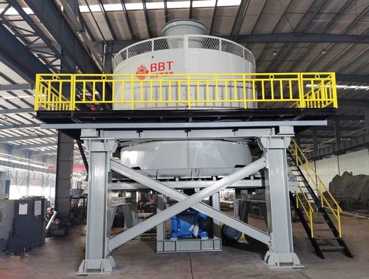 व्हील वेट पैन मिल क्रशिंग उपकरण 6700*6500*6700mm गोल्ड ग्राइंडिंग मिल