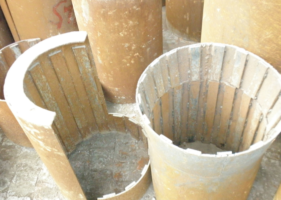 क्ले ब्रिक एक्सट्रूडर स्पेयर पार्ट्स टेंपर मड सिलेंडर लाइनिंग वेयरप्रूफ