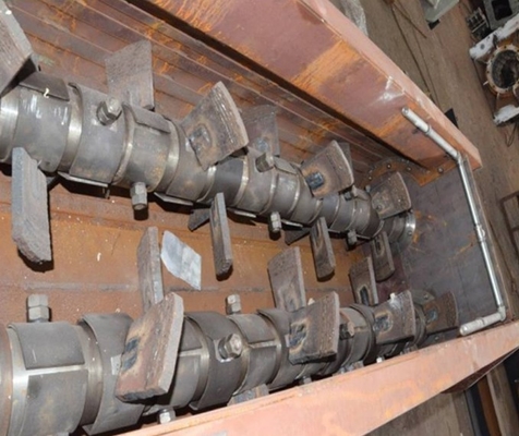 क्ले कच्चे माल के लिए पूर्ण स्वचालित लाल मिट्टी की ईंट कारखाना डबल शाफ्ट मिक्सर मिक्सिंग मशीनरी
