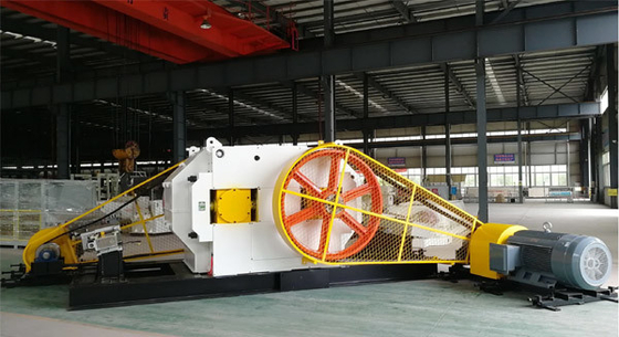 मिट्टी ईंट बनाने के लिए GS1210 स्टील फाइन क्रशर रोलर मशीन मिल