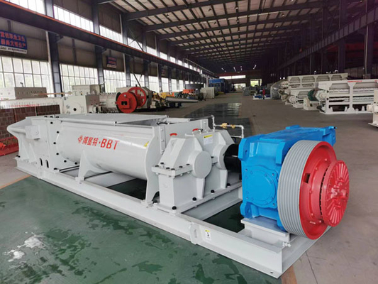 क्ले ब्रिक एक्सट्रूडर ट्विन दस्ता पैडल मिक्सर 380V 50Hz TWGD33/60