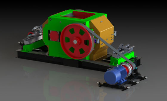 कच्चे माल की तैयारी और ईंट की प्लास्टिसिटी में सुधार के लिए उच्च गति फाइन रोलर क्रशर के साथ क्ले ब्रिक मेकिंग मशीन