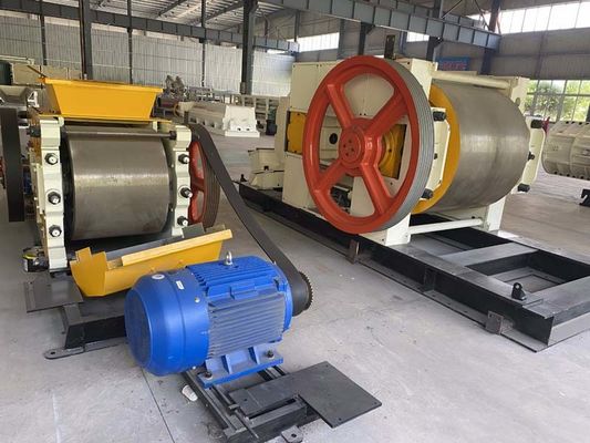 ईंट बनाने के संयंत्र के लिए मिट्टी की ईंट रोलर क्रशर मशीन उच्च गति