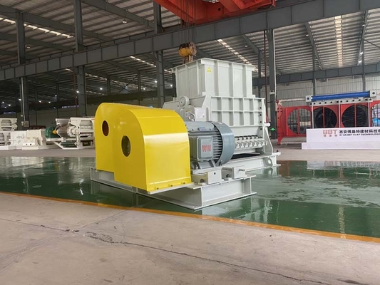 30 - 70 एम 3 / एच डबल टूथ रोल क्रशर एसी मोटर कच्चे माल प्रसंस्करण मशीनरी