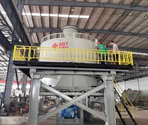क्ले ब्रिक मेकिंग लाइन के लिए मैटेरियल क्रशिंग वेट पैन मिल मशीन