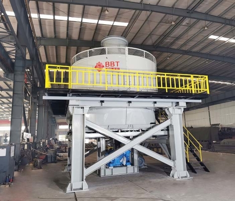 व्हील वेट पैन मिल क्रशिंग उपकरण 6700*6500*6700mm गोल्ड ग्राइंडिंग मिल