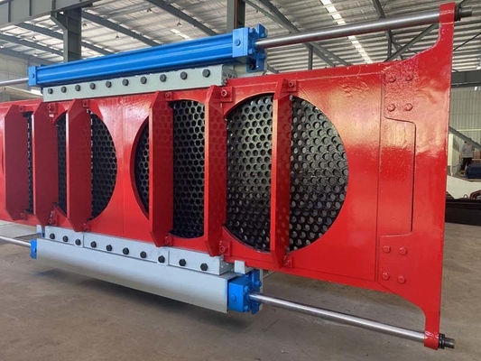 फ्रंट ग्रिड मिक्सर स्वचालित ब्लॉक बनाने की मशीन 220V / 380V क्षमता 90-130 टी / एच