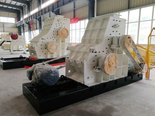 220V / 380V खनिज प्रसंस्करण उपकरण डबल रोलर कोल्हू हैमर मिल