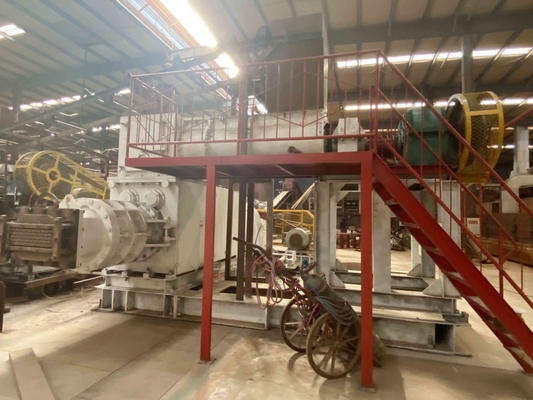 खोखला स्वचालित मिट्टी टाइल ईंट मशीन मिट्टी ईंट निर्माता वैक्यूम एक्सट्रूडर मिट्टी ईंट बनाने की मशीन