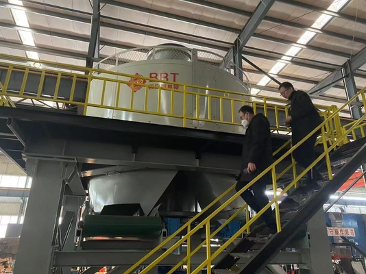 ईंट बनाने वाली गीली पीसने की मिल 90 2.2 2.2 1.5kw 5300*4600*6500 मिमी आकार के साथ