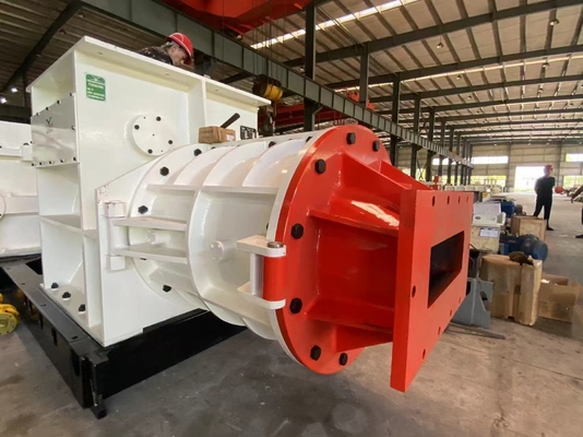 EV45A वैक्यूम एक्सट्रूडर ठोस खोखले ब्लॉकों के उत्पादन के लिए मिट्टी की ईंट बनाने की मशीन