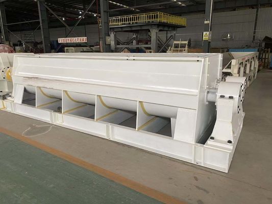 75KW डबल शाफ्ट पैडल मिक्सर 60 - 110T/H ट्विन स्क्रू मिक्सर क्रशिंग के लिए