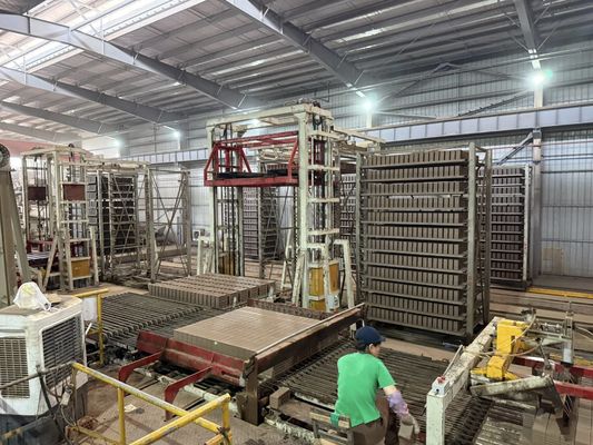 सुरंग ड्रायर पूरी तरह से स्वचालित लाल मिट्टी ईंटों ब्लॉक बनाने परियोजना में सुखाने प्रणाली