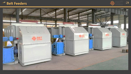 पूर्ण ऑटो लाल मिट्टी ईंट बनाने की लाइन के लिए मिट्टी के खोखले ब्लॉक बनाने की परियोजना 120 टन/घंटा बेल्ट कन्वेयर बॉक्स फीडर मशीन